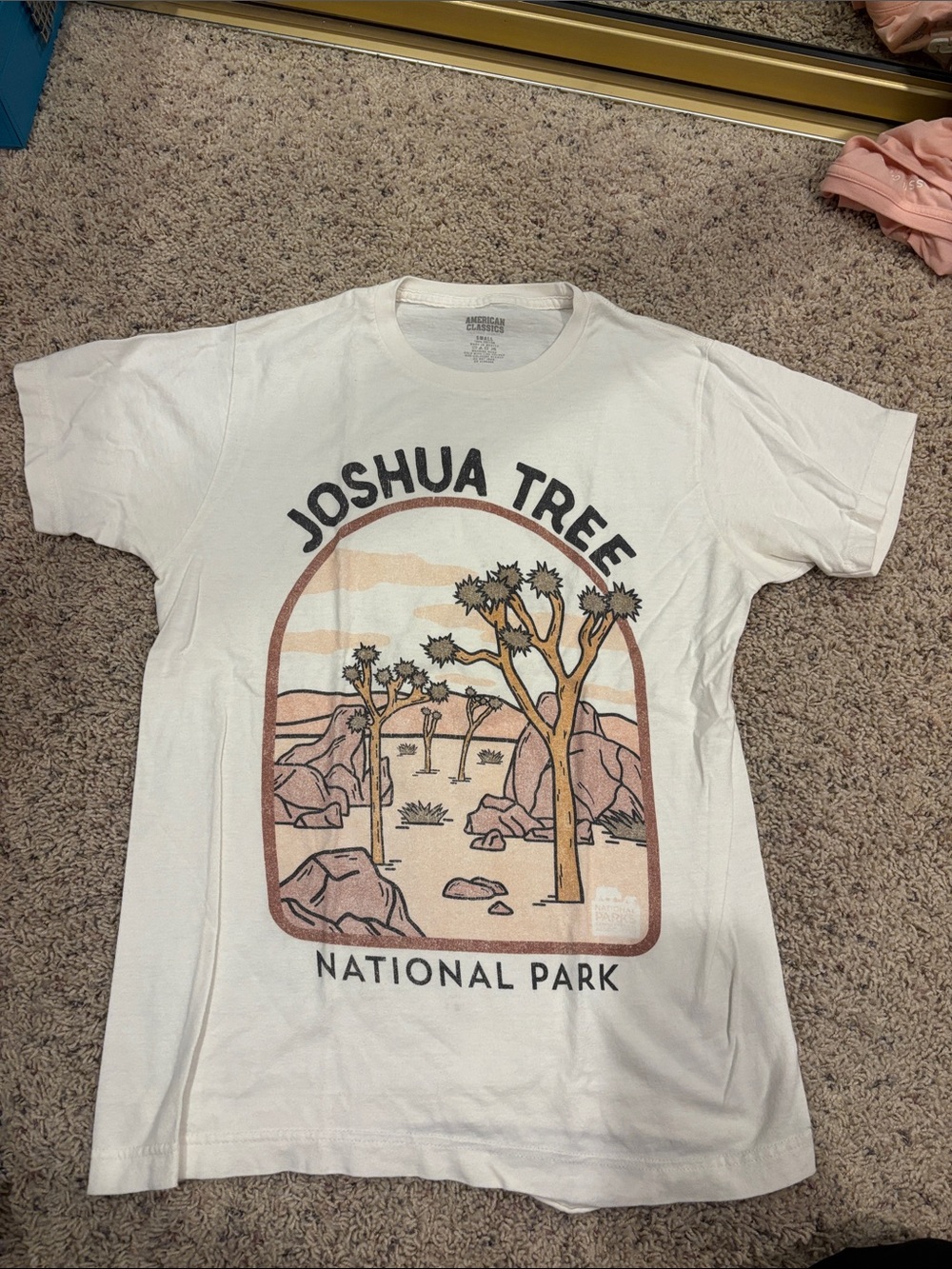 Joshua Tree National Park Kids Graphic Tee - White